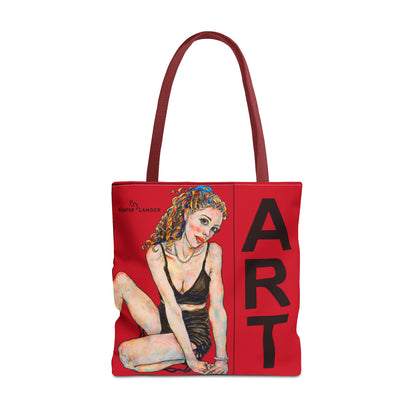 Tote Bag (AOP) - Motiv: Francis & Francis - Rot 41,8cm
