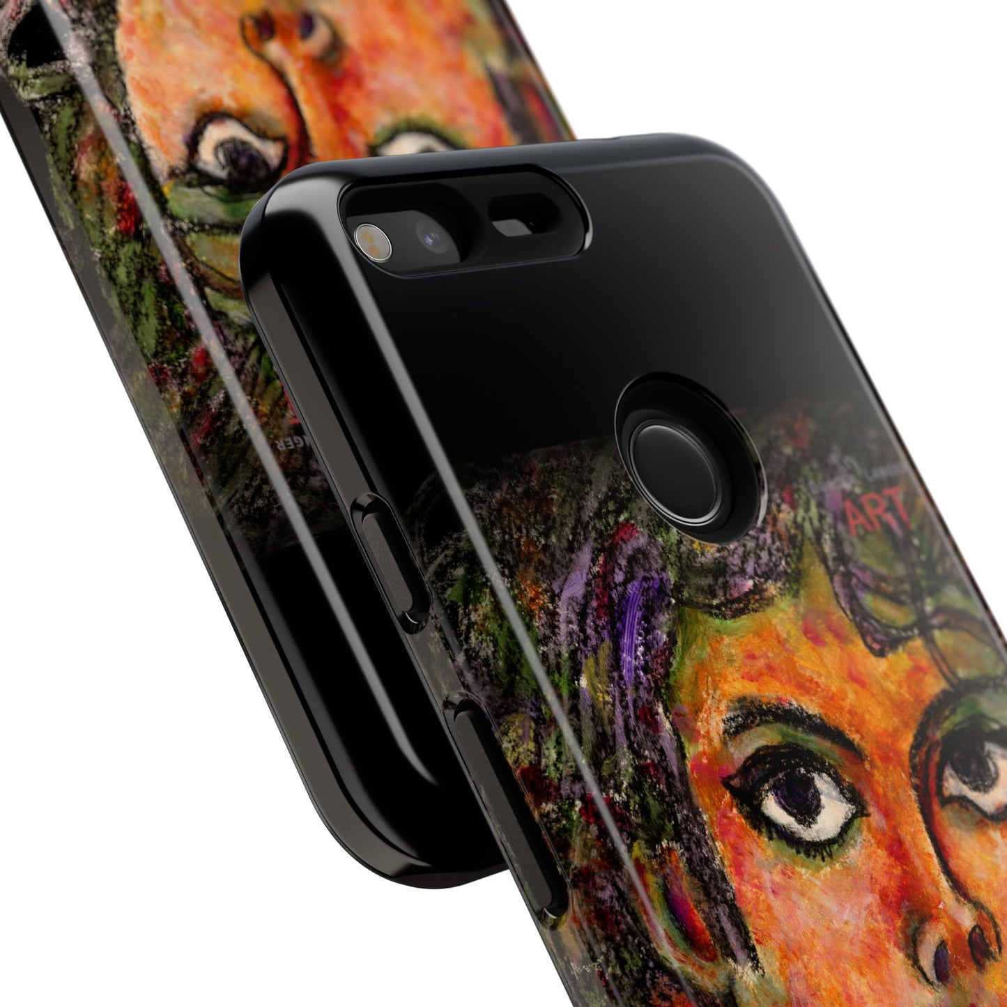 Tough Cases - Google Pixel - Samsung Galaxy - Motiv: MJ, Schwarz