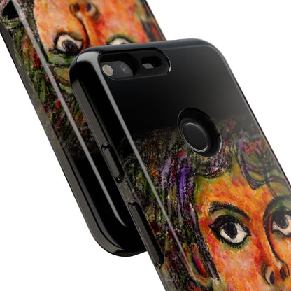 Tough Cases - Google Pixel - Samsung Galaxy - Motiv: MJ, Schwarz