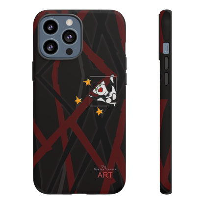 Tough Cases - iPhone - Motiv:  "Miau" klein H 8 cm, Sternenhimmel, Mikado3