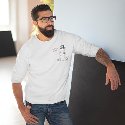 Unisex Crew Neck Sweatshirt (EU) - Motiv: Front Emilia H 13,6 cm & Rückseite Emilia H 48 cm