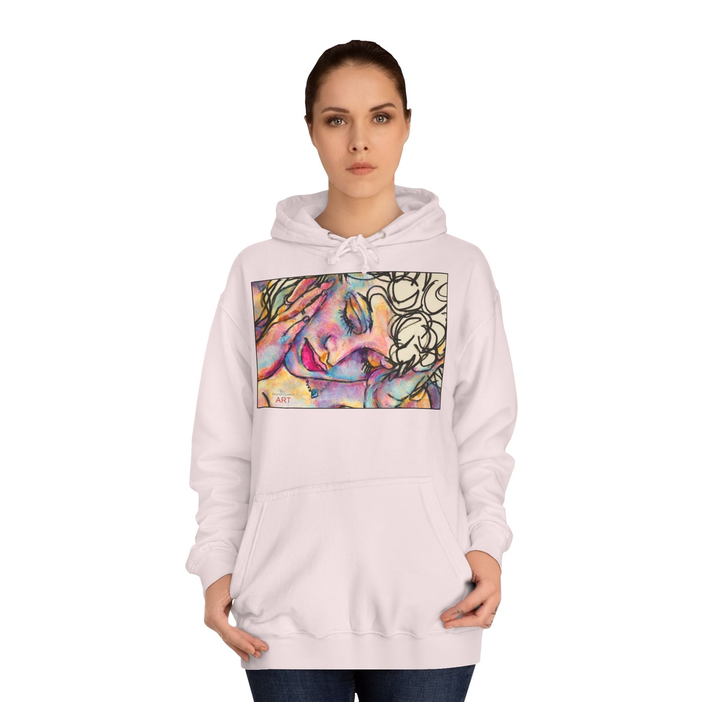 Unisex College Hoodie - Motiv: Front Mara, H 23,5 cm