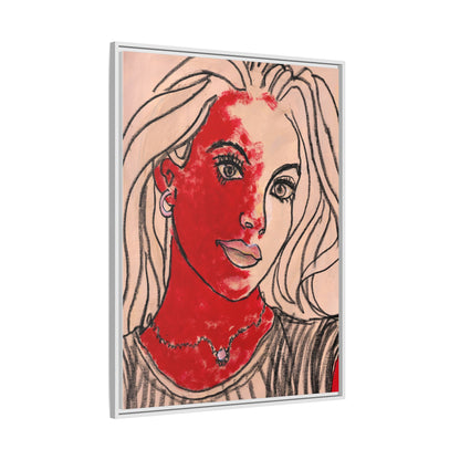 Matte Canvas, Framed (Multi-color) - Motiv: Christina, H 91,4 cm bis 152,4 cm