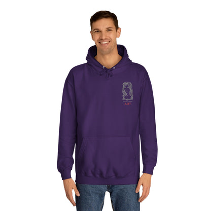 Unisex College Hoodie - Motiv: Esther grau klein & Esthe grau 2.2