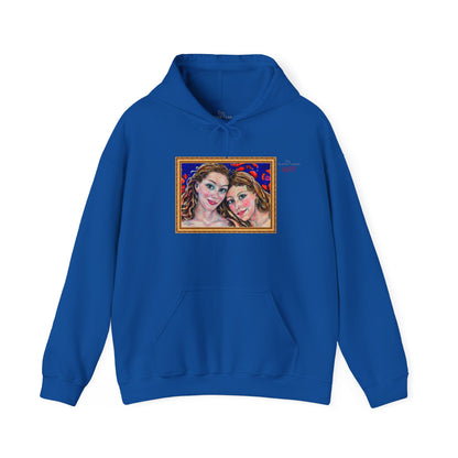 Unisex Heavy Blend™ Hooded Sweatshirt - Motiv: Front "Freundinnen" H 17,5 cm