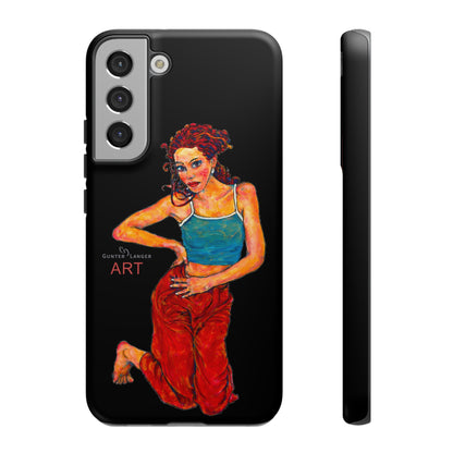 Tough Cases - Google Pixel - Samsung Galaxy - Motiv: Lea, Schwarz