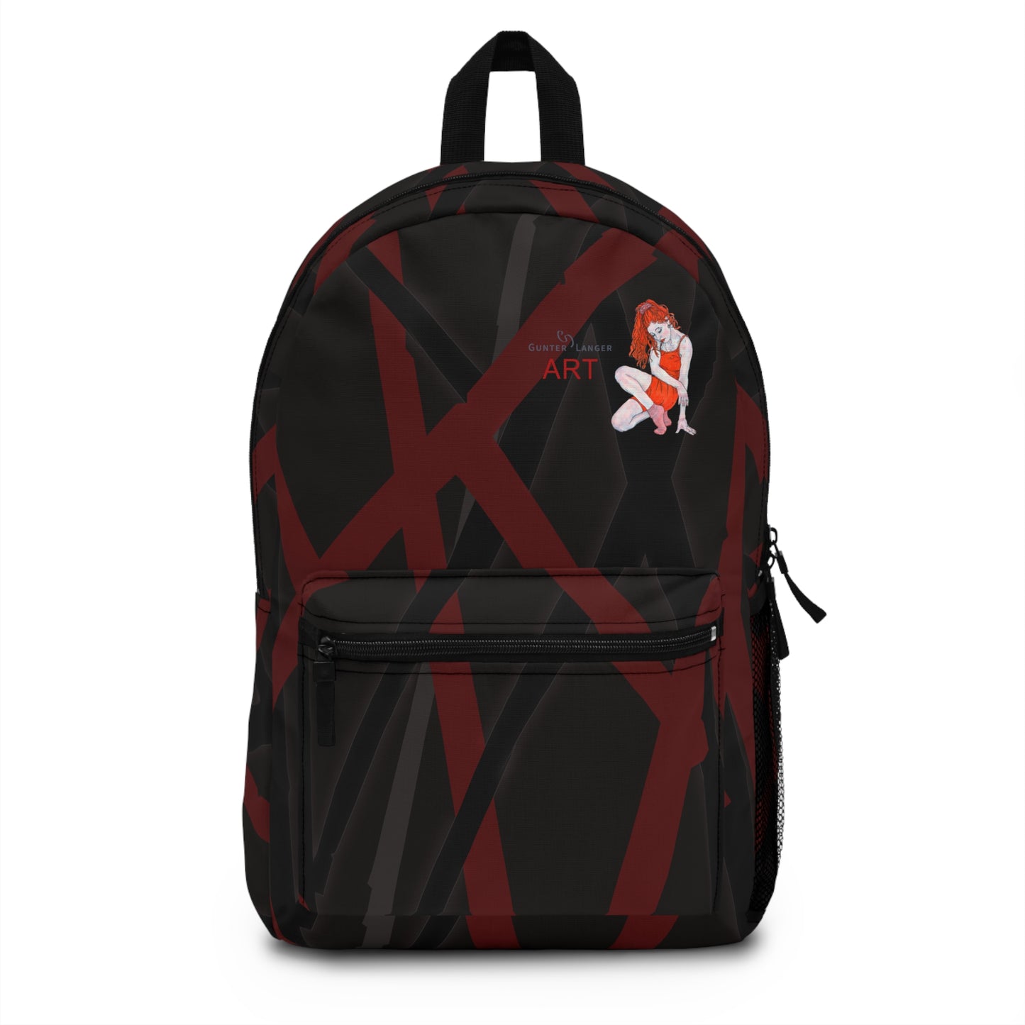 Backpack - Motiv: Ida, H 7 cm, Mikado 3, sw