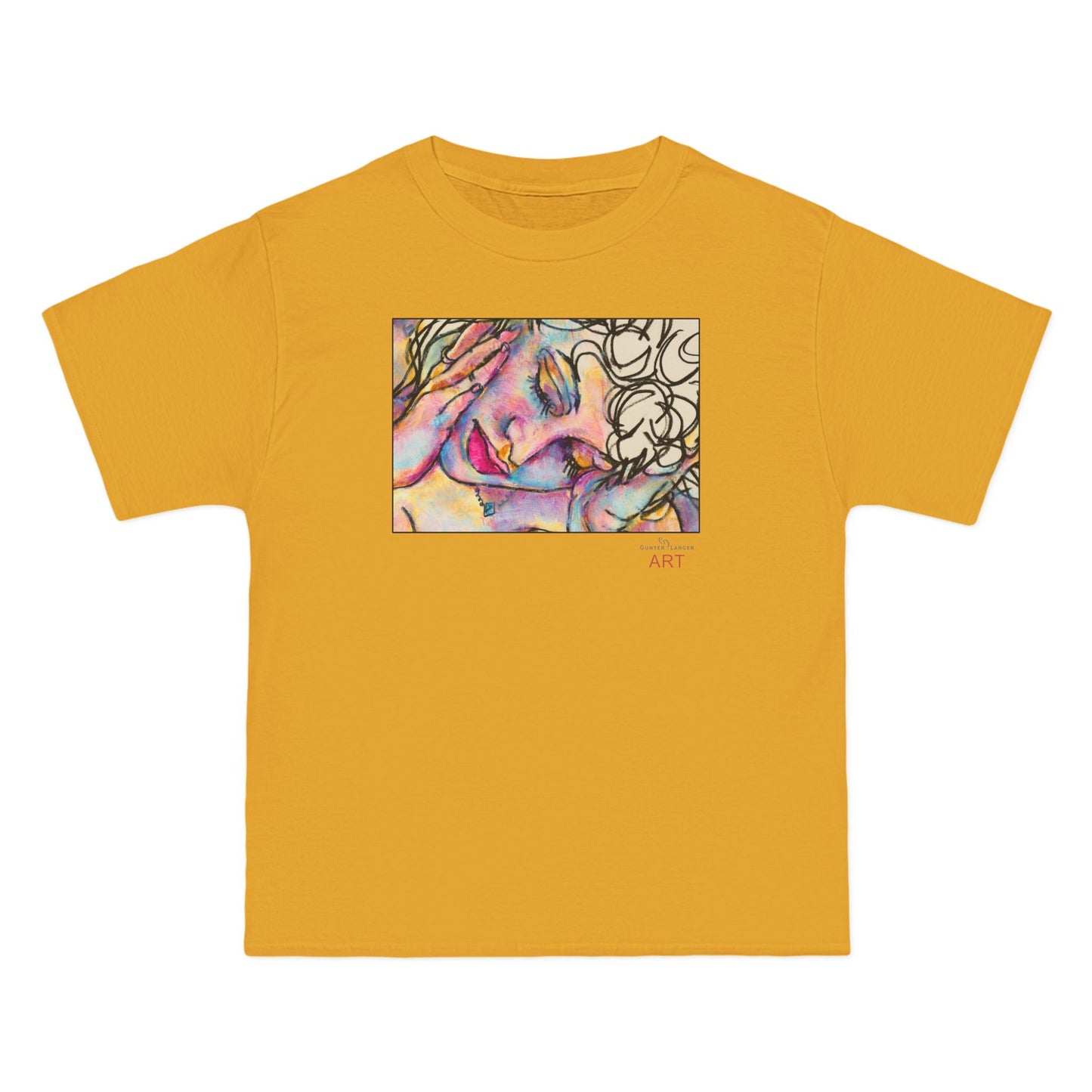 Beefy-T®  Short-Sleeve T-Shirt - Motiv: Front Mara, H 20 cm & Rückseite Mara, H 26 cm