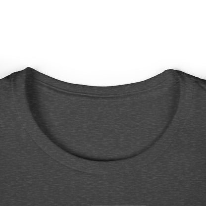 Women's Softstyle Tee - Motiv: Front, Zuflucht, H 14 cm (klein) & Rückseite Zuflucht, H 34,5 cm (groß)