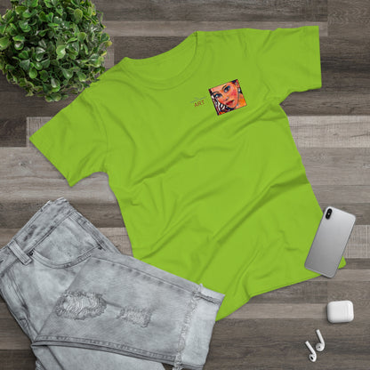 Single Jersey Women's T-shirt - Motiv: Lea, H 7 cm