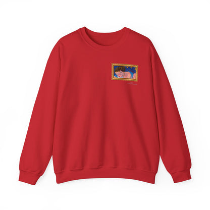 Unisex Heavy Blend™ Crewneck Sweatshirt - Motiv: Front Alva (Ausschnitt) &  Rückseite Alva