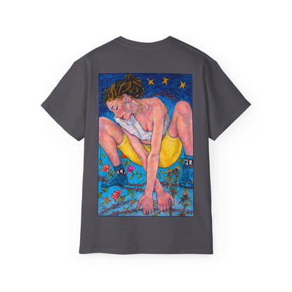 Unisex Ultra Cotton Tee - Motiv: Alva & Alva, Neck Label