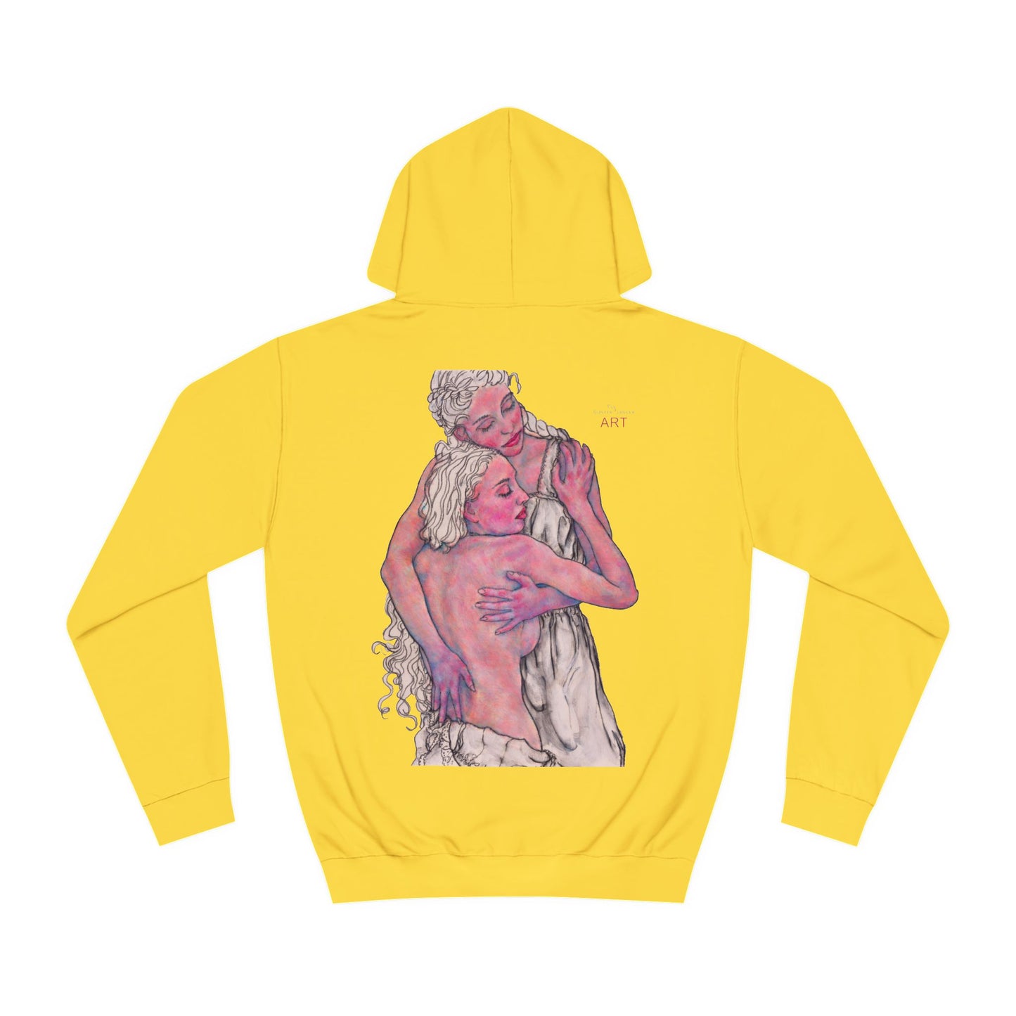 Unisex College Hoodie - Motiv: Front Zuflucht & Rückseite Zuflucht