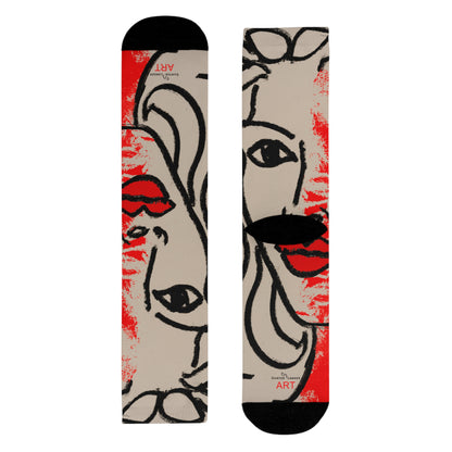 Sublimation Crew Socks (EU) - Motiv: Louisa M
