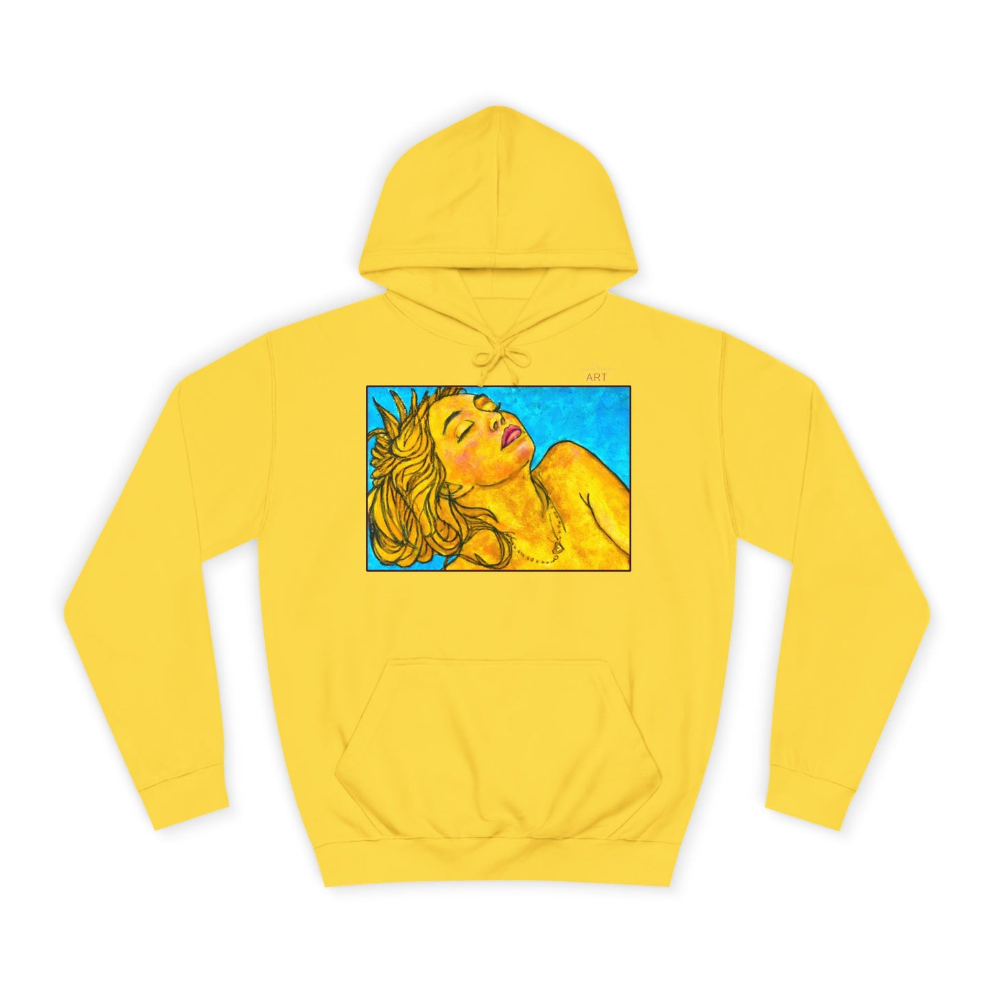 Unisex College Hoodie - Motiv: Front Fine, H 24,0 cm