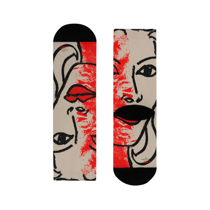 Sublimation Crew Socks (EU) - Motiv: Louisa M