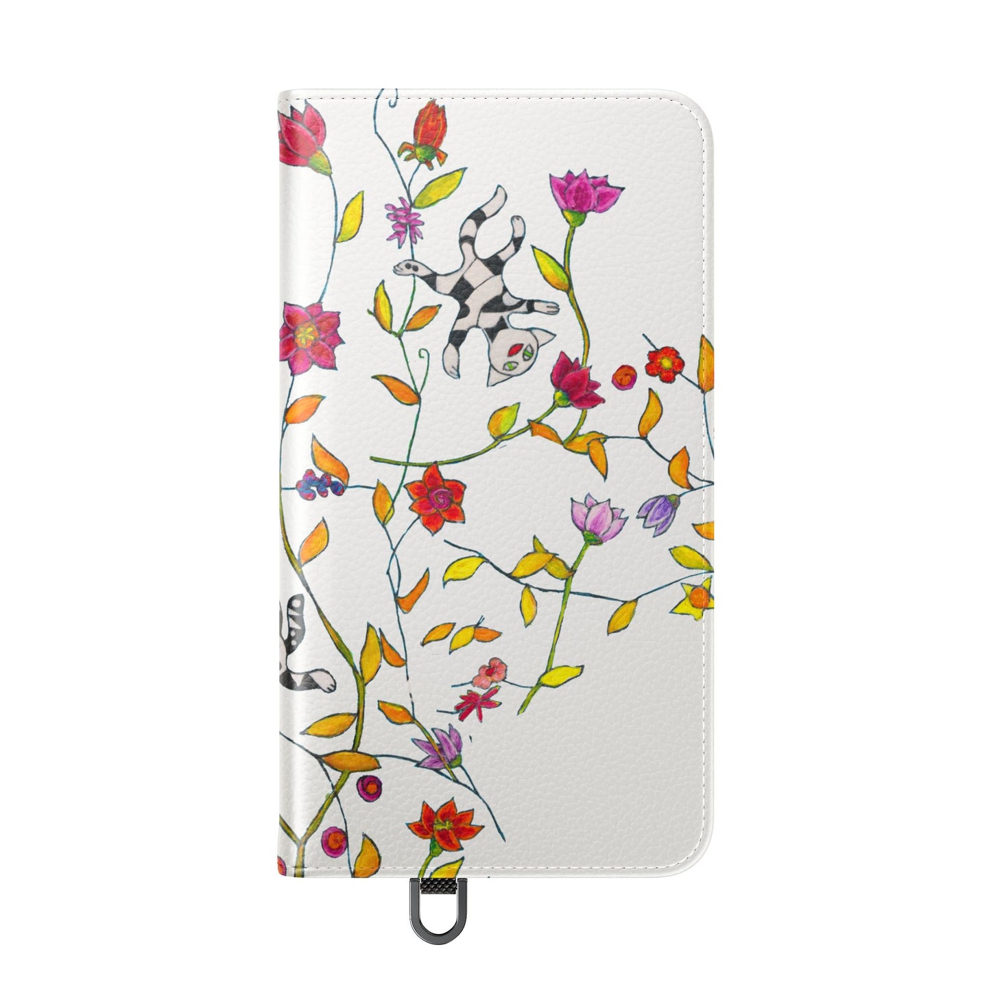 Flip Cases - Motiv: Drei Karierte Katzen auf weiß