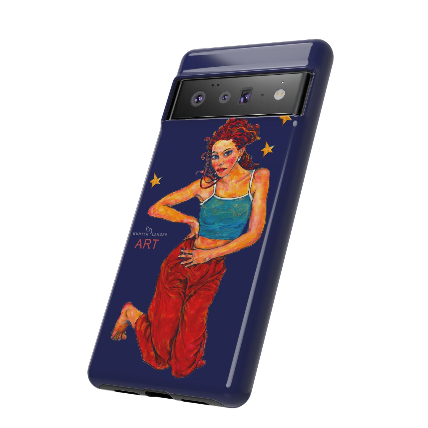 Tough Cases - Google Pixel - Samsung Galaxy - Motiv: Lea, Sternenhimmel