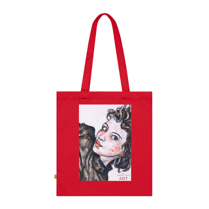 Organic Cotton Tote Bag - Motiv: Annette, einseitig bedruckt, H30 cm