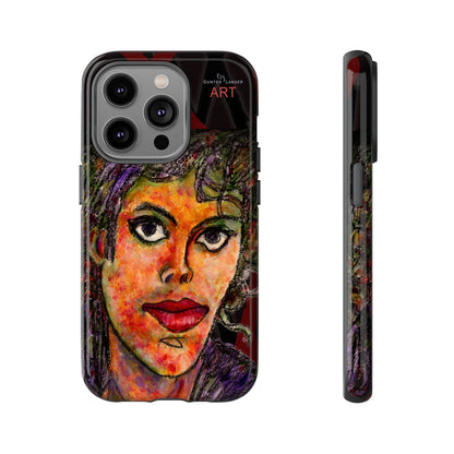 Tough Cases - iPhone - Motiv: MJ, Schwarz