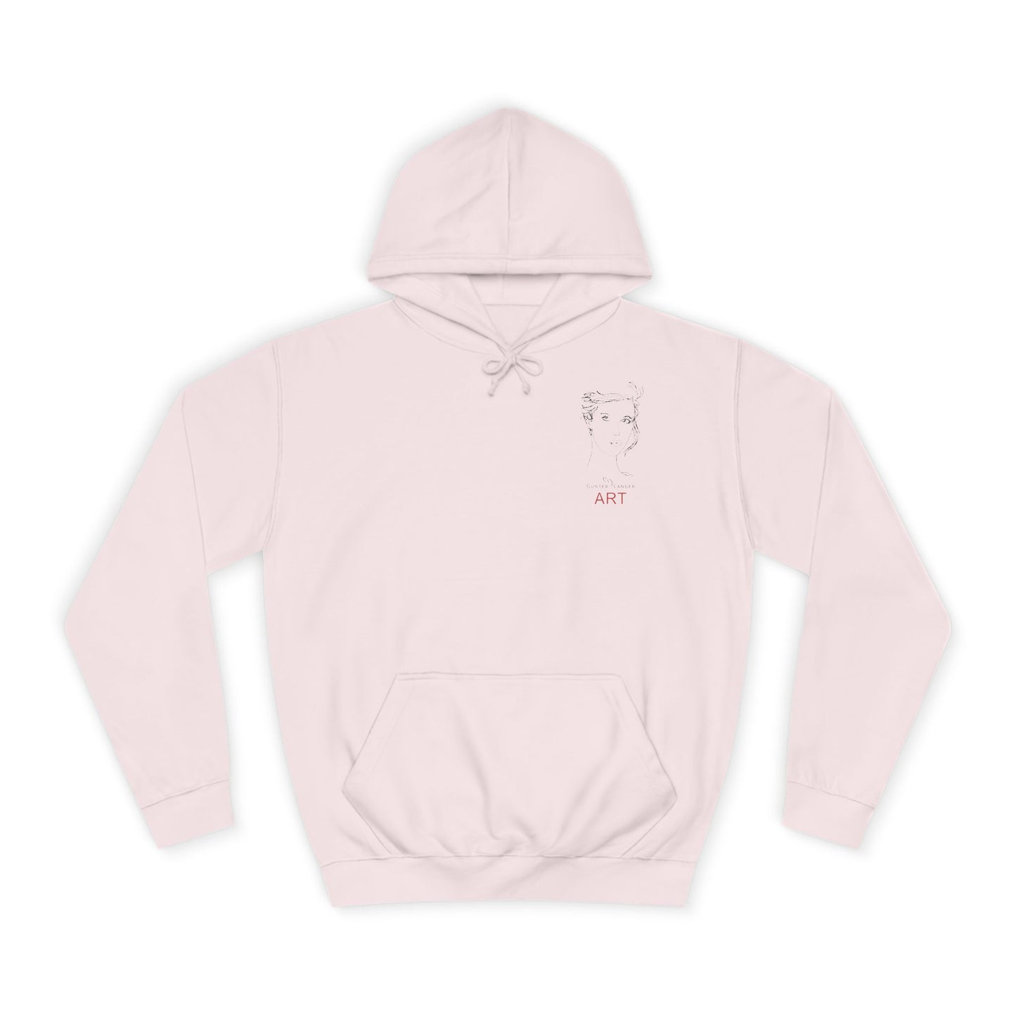 Unisex College Hoodie - Motiv: Front Helena (klein) H 12,3 cm & Rückseite Helena H 49,7 cm