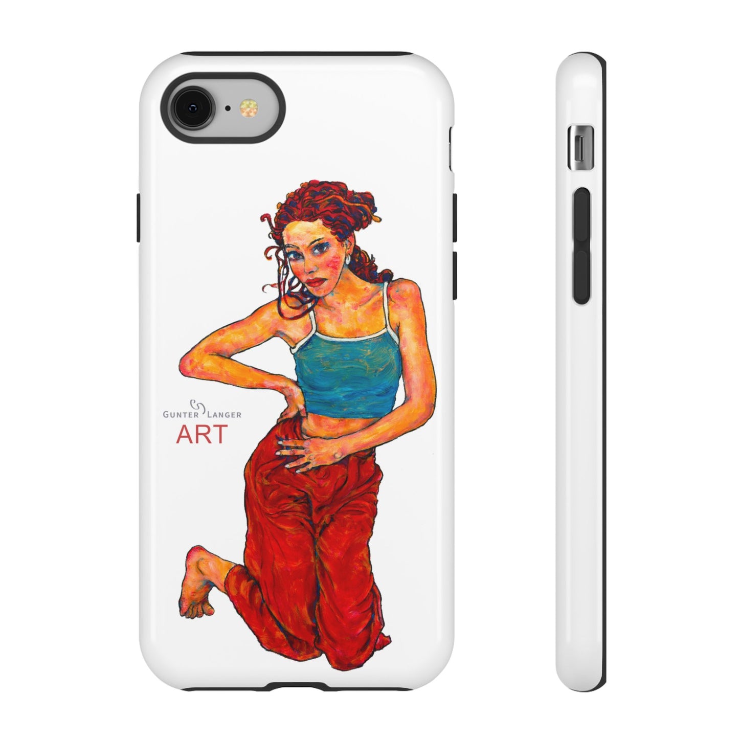 Tough Cases - iPhone - Motiv: Lea, Weiß