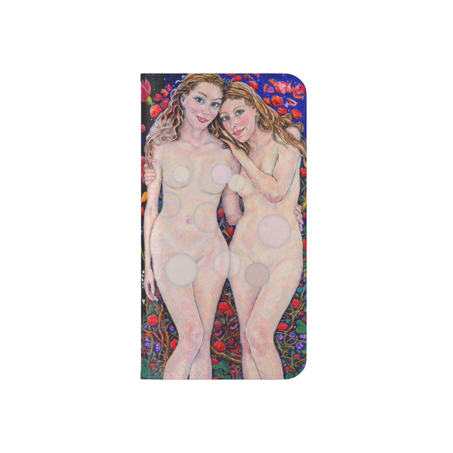 Flip Cases - Motiv: Waldnymphen, Schwarz, Seifenblasen