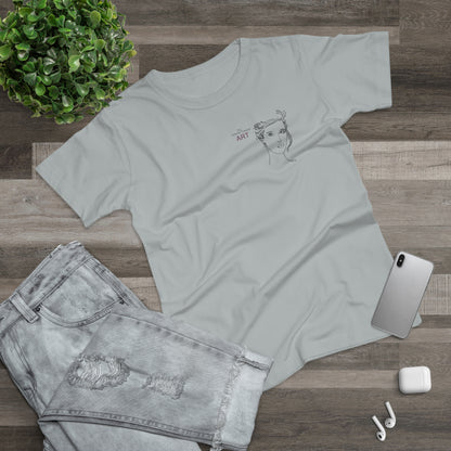 Single Jersey Women's T-shirt - hell - Motiv: Helena, H 11,5 cm