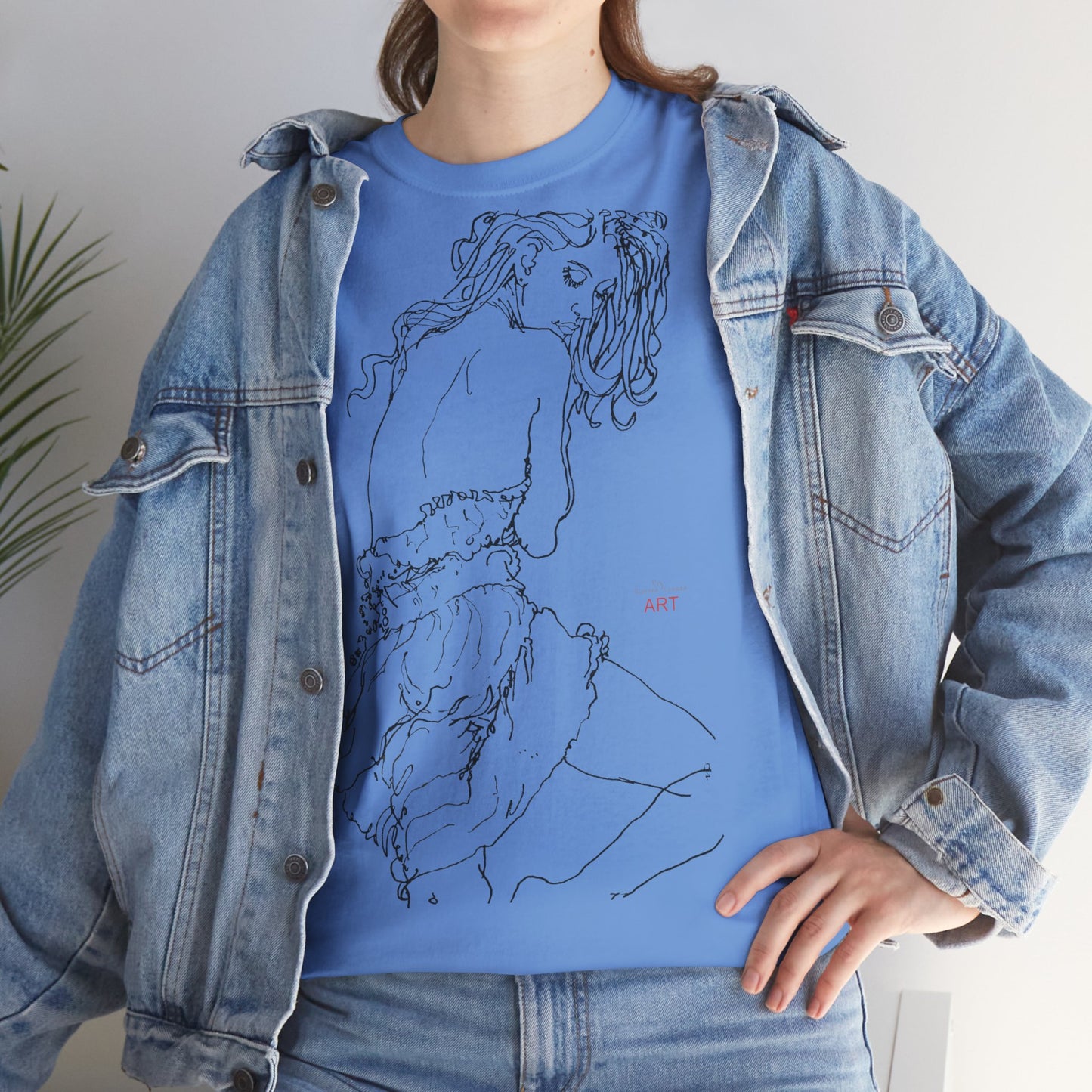 Unisex Heavy Cotton Tee - Motiv: Front Giselle