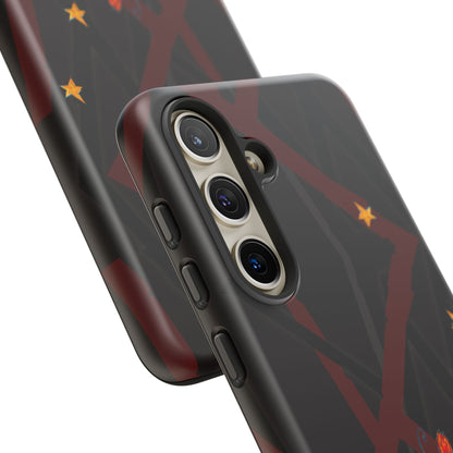 Tough Cases - Google Pixel - Samsung Galaxy - Motiv: Katze schwebt und Ranken, H 5,26 cm, Mikado3