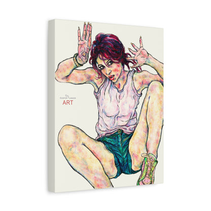 Matte Canvas, Stretched, 1.25" - Motiv: Sehnsucht stillen,  H 35,5;  51; 61 cm