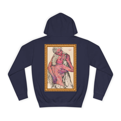 Unisex College Hoodie -  Motiv: Rückseite Zuflucht gerahmt