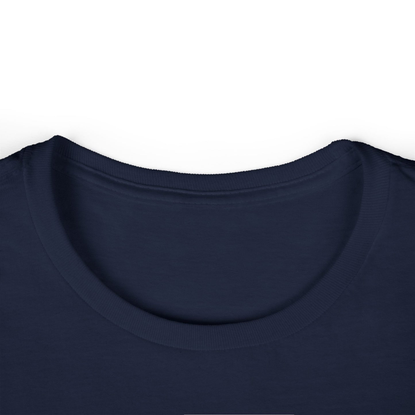 Women's Softstyle Tee - Motiv: Front, Zuflucht, H 14 cm (klein) & Rückseite Zuflucht, H 34,5 cm (groß)