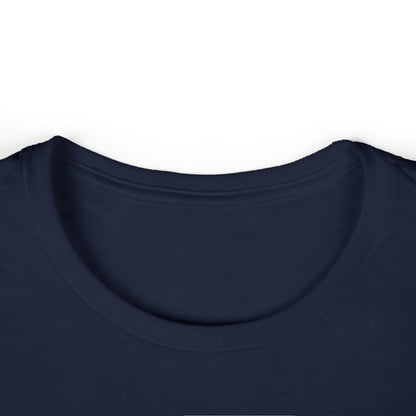 Women's Softstyle Tee - Motiv: Front, Zuflucht, H 14 cm (klein) & Rückseite Zuflucht, H 34,5 cm (groß)