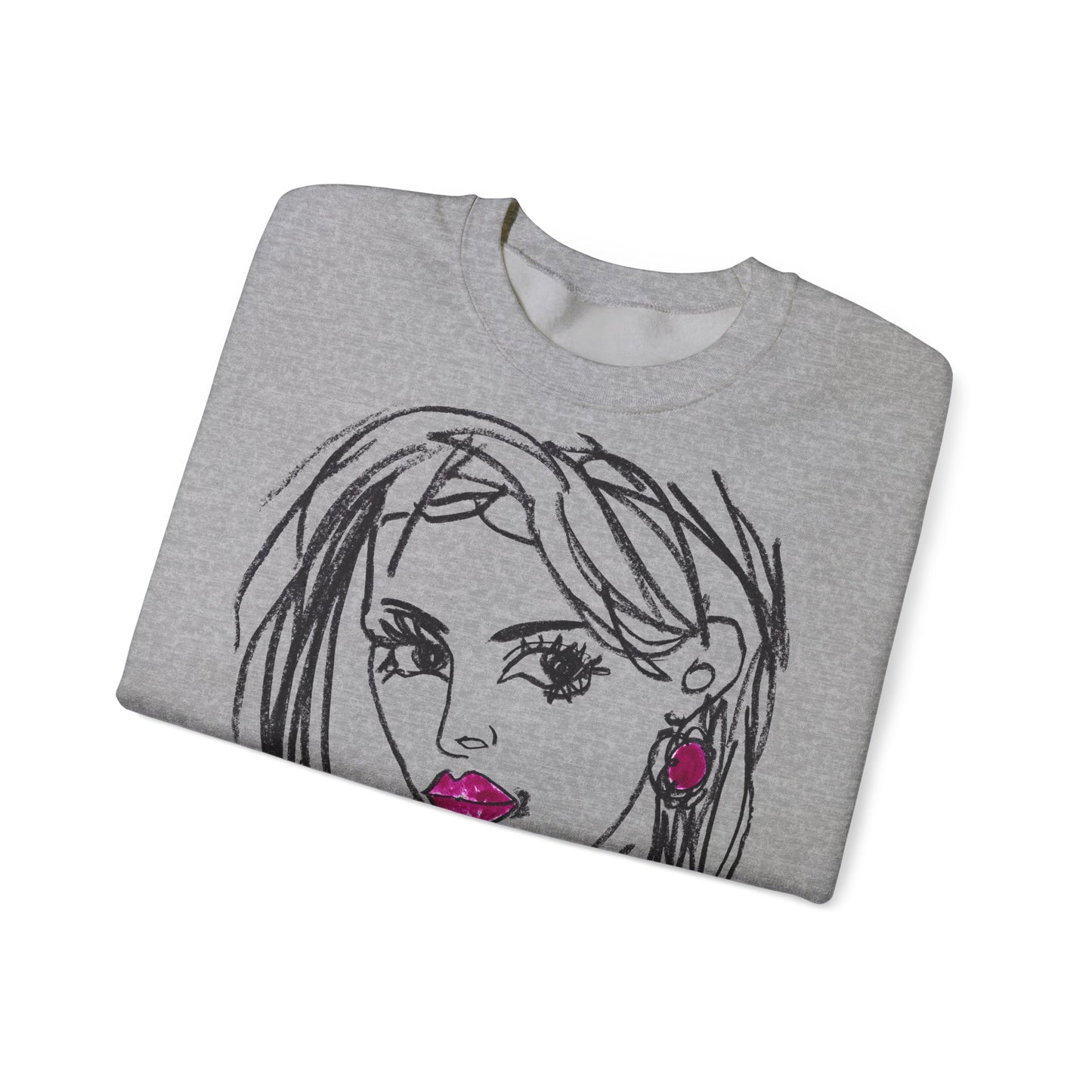 Unisex Heavy Blend™ Crewneck Sweatshirt - Motiv Front Raja