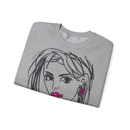 Unisex Heavy Blend™ Crewneck Sweatshirt - Motiv Front Raja