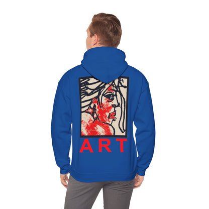 Unisex Heavy Blend™ Hooded Sweatshirt - Motiv: Rückseite "Ria", H43 cm