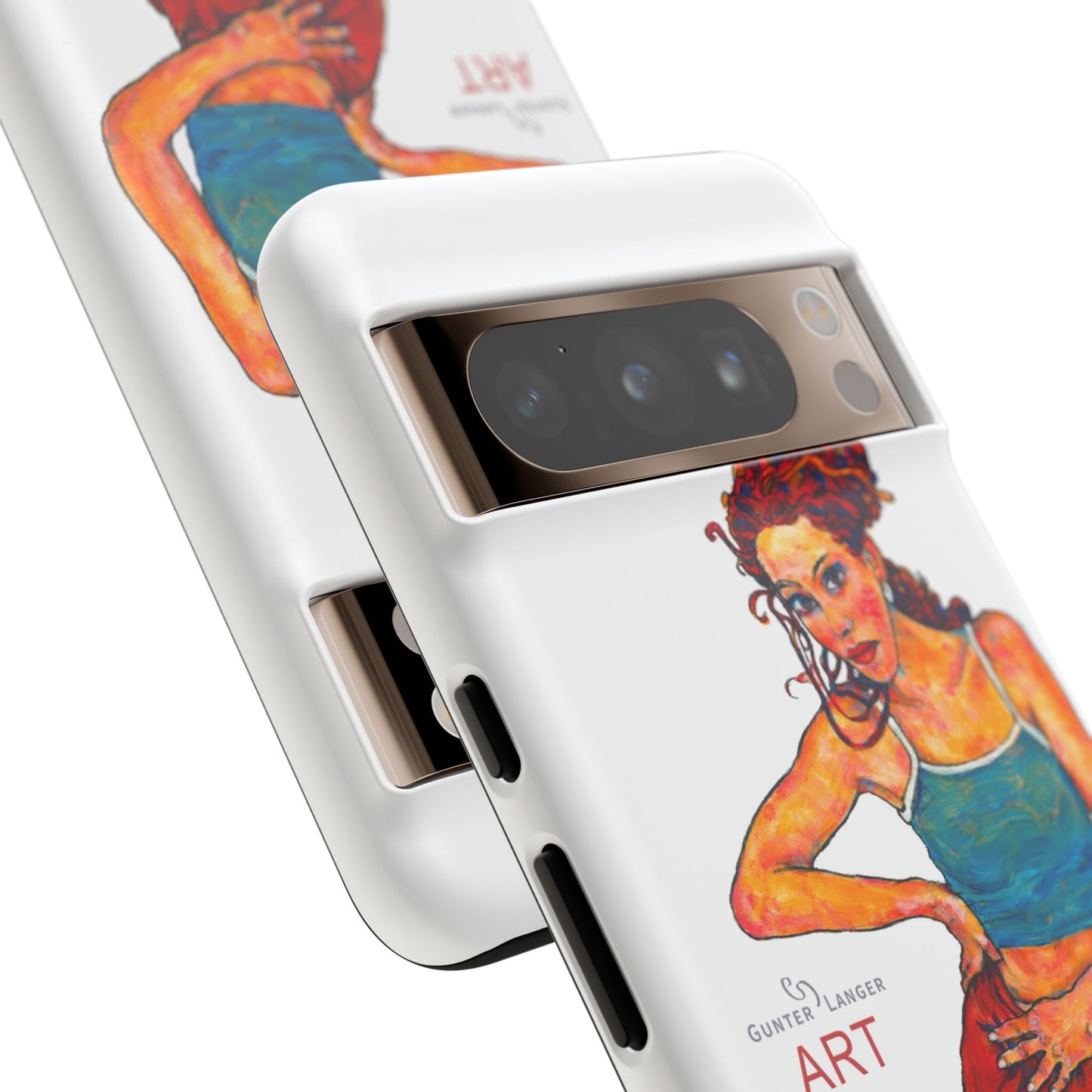 Tough Cases - Google Pixel - Samsung Galaxy - Motiv: Lea, Weiß