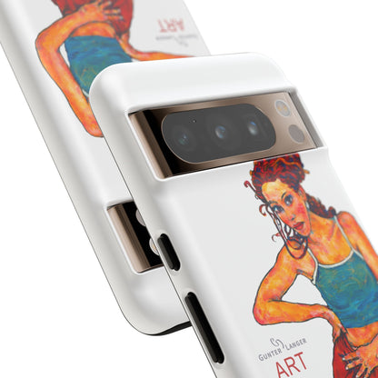 Tough Cases - Google Pixel - Samsung Galaxy - Motiv: Lea, Weiß