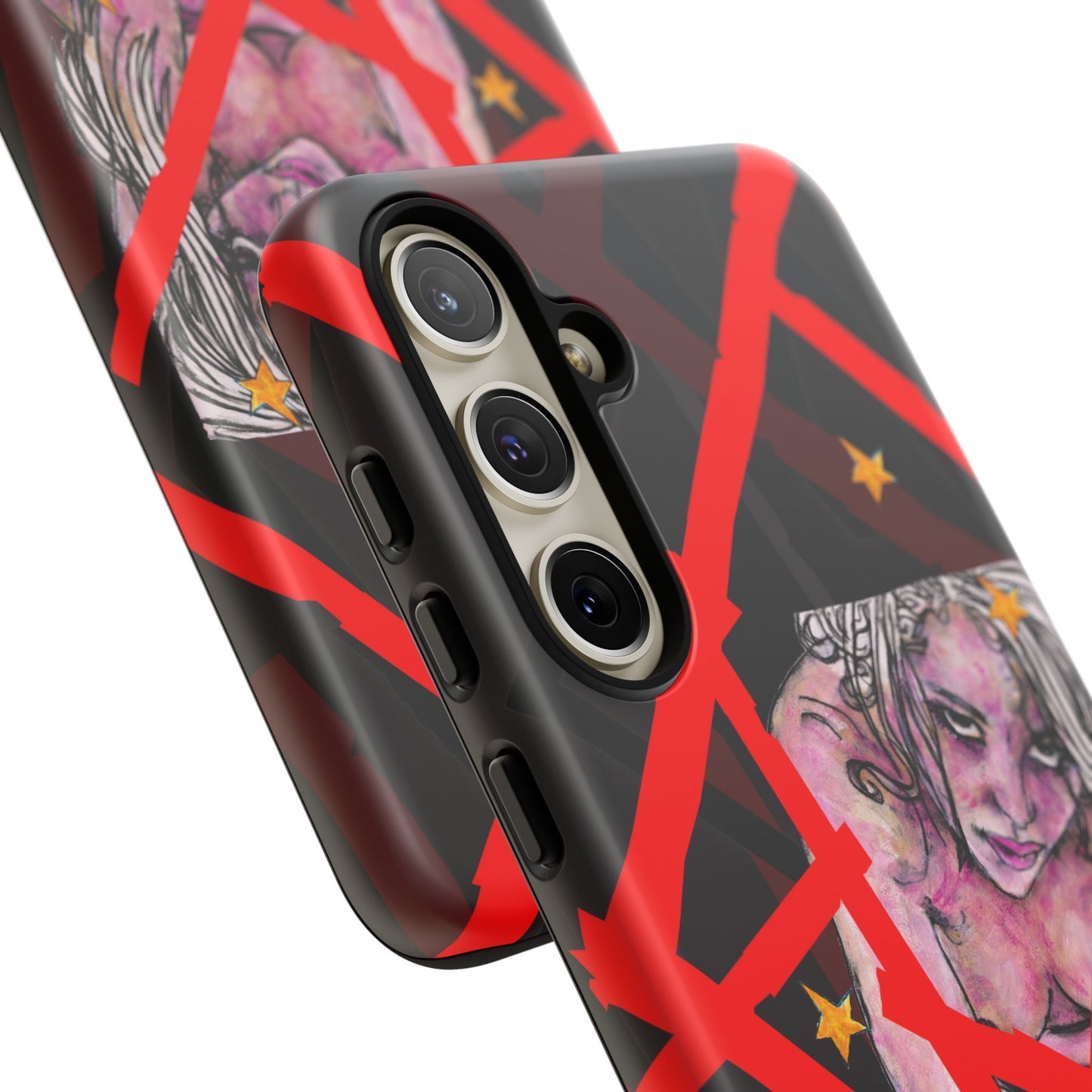 Tough Cases - Google Pixel - Samsung Galaxy - Motiv: Stella, Mikado