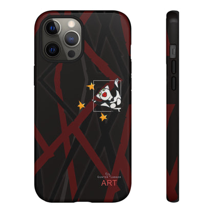 Tough Cases - iPhone - Motiv:  "Miau" klein H 8 cm, Sternenhimmel, Mikado3