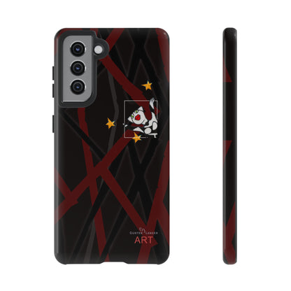 Tough Cases - Google Pixel - Samsung Galaxy - Motiv:  "Miau" klein H 8 cm, Sternenhimmel, Mikado3