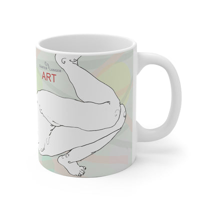 Ceramic Mug (EU) - Motiv: Leonie, Mikado, Farbkreise