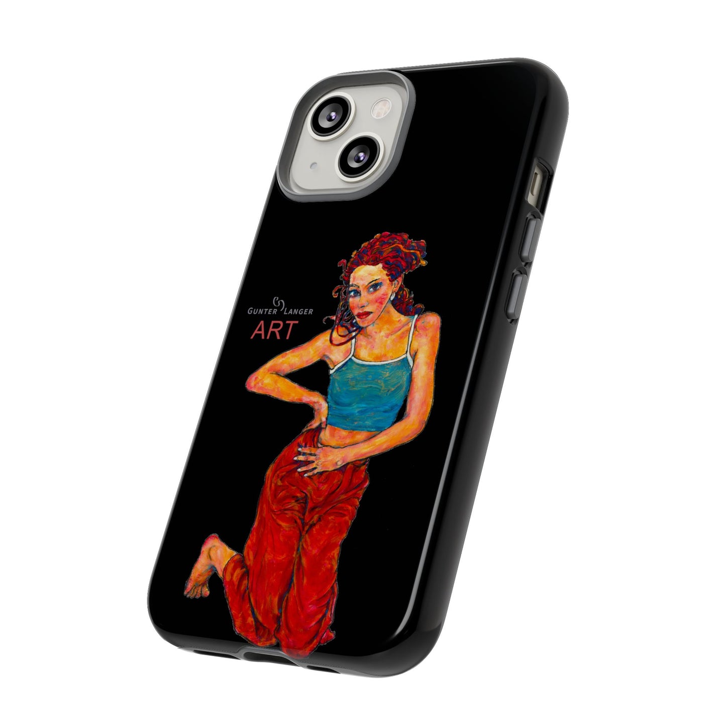 Tough Cases - iPhone - Motiv: Lea, Schwarz