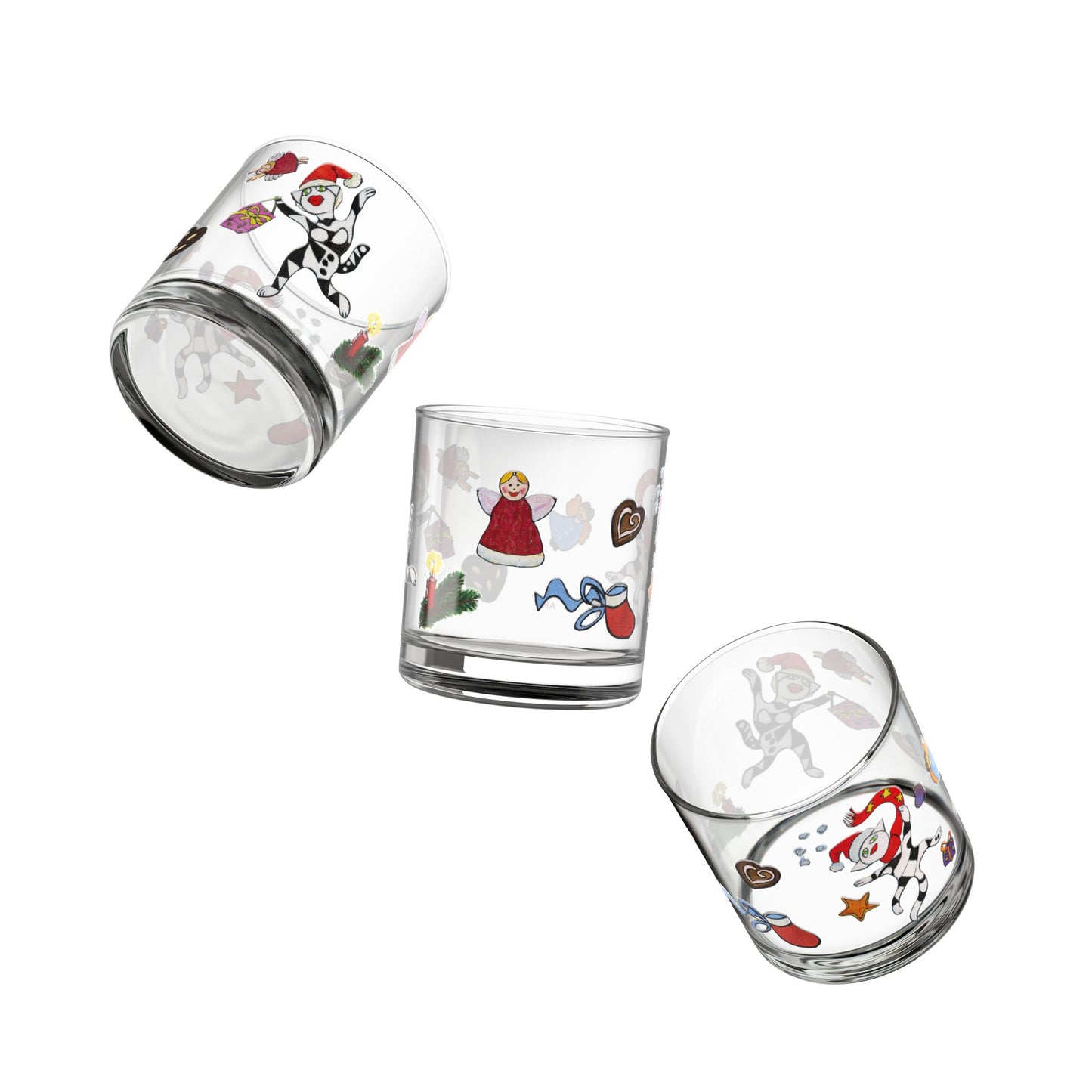 Rocks Glass, 10oz - Motiv: Weihnachten