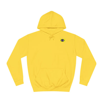 Unisex College Hoodie - Motiv: Front Auge & Rückseite Robert