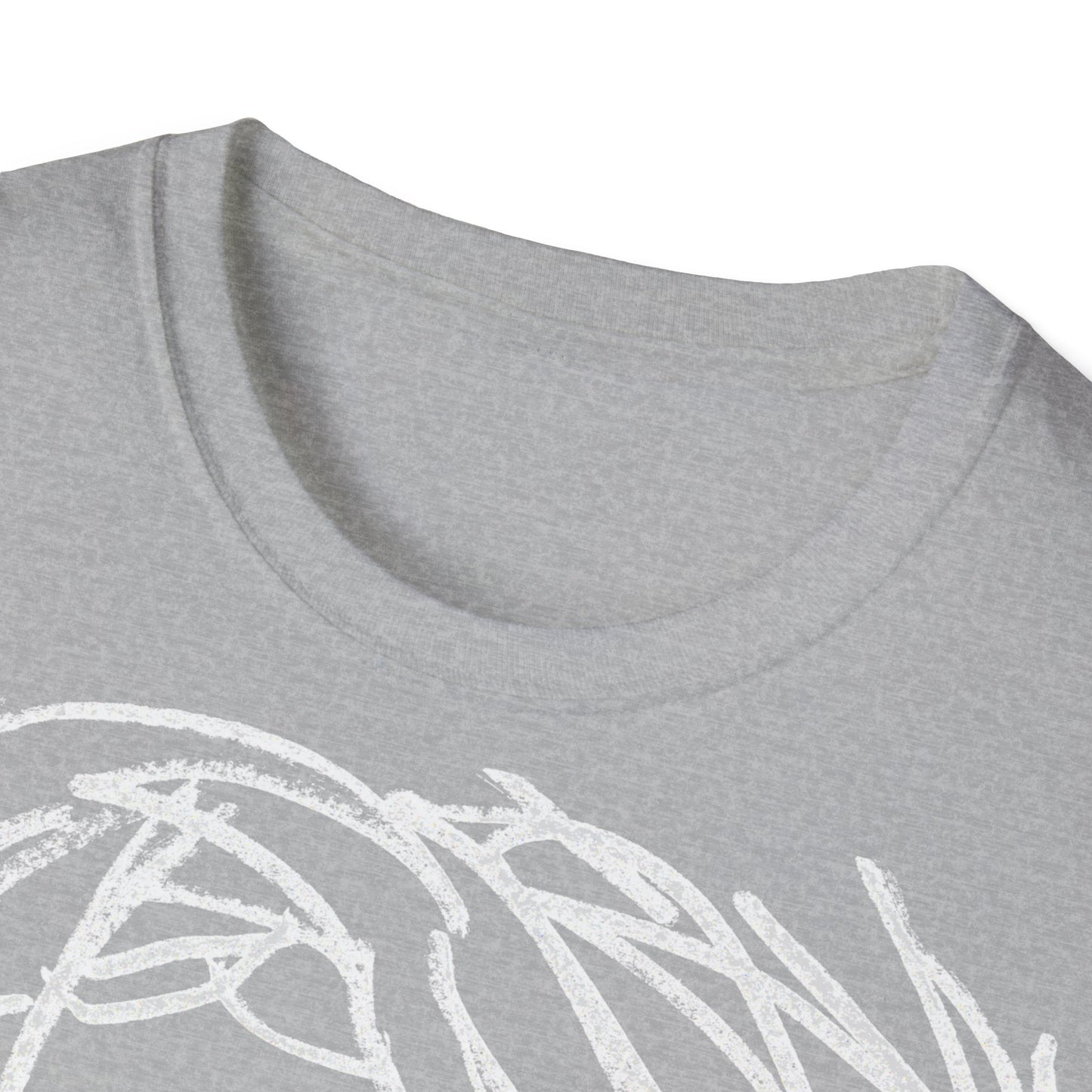 Unisex Softstyle T-Shirt - Motiv: Front Raja, H 49cm sw