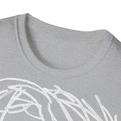 Unisex Softstyle T-Shirt - Motiv: Front Raja, H 49cm sw