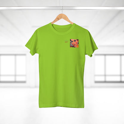 Single Jersey Women's T-shirt - Motiv: Lea, H 7 cm