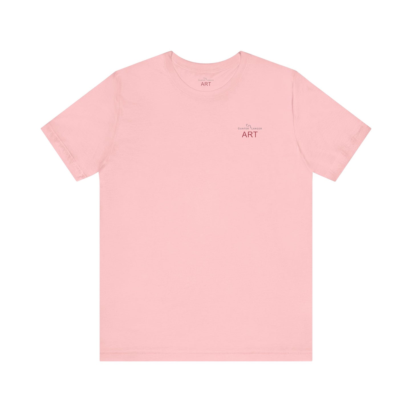 Unisex Jersey Short Sleeve Tee - Motiv: Front Logo & Rückseite Giselle H 48,42 cm, N-Label